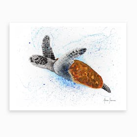 Opulent Ocean Turtle Art Print