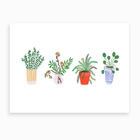 Planters Parade Art Print