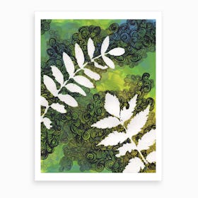 Leaf Print Art Print