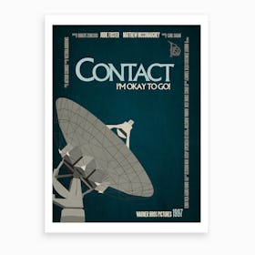 Contact Art Print