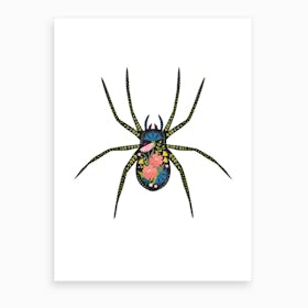 Floral Spider 2 Art Print