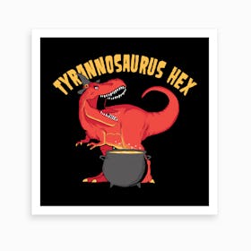 Tyrannosaurus Hex Art Print