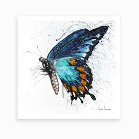 Butterfly Bliss   Square Art Print