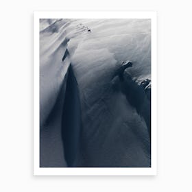 Smooth Lines Of Tundra Art Print