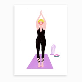 Yoga Lover Art Print