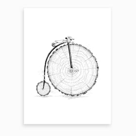 Wooden Bike Art Print