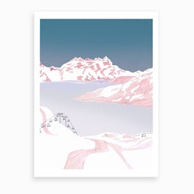 Mountain Love   Slopes Art Print