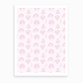 Sweet Things Pink Art Print