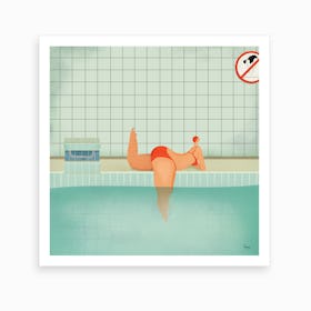 Swimmer1 I Art Print