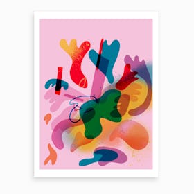 Abstract Colorful 02 Art Print