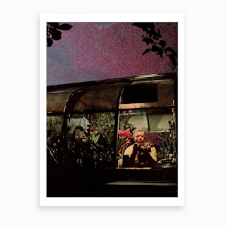 Midnight Flower Shop Art Print