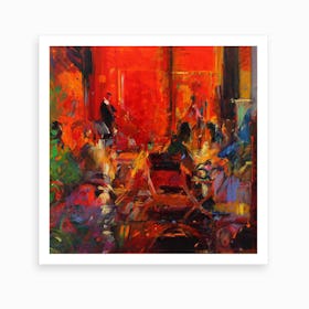 Grand Cafe Ceret Art Print