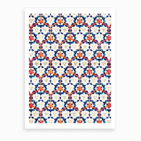 Bohemian Moroccan Pattern Art Print