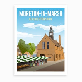 Moreton In Marsh Art Print