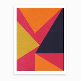 Deconstructing Geometry I Art Print