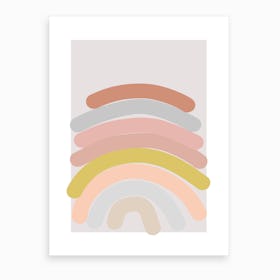 Abstract Rainbow 1 Art Print