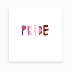 Lesbian Pride Art Print