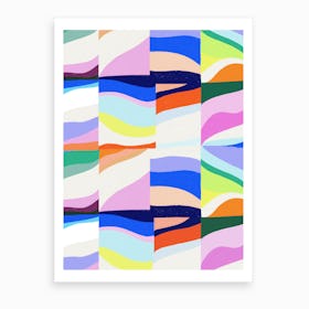 Groove Pattern Art Print
