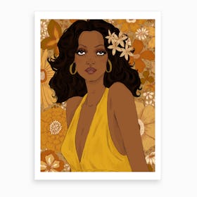 Diana Ross Portrait Art Print