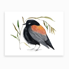 Watercolor Bird 1 Art Print
