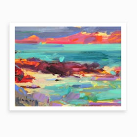 On The Shore Ion Art Print