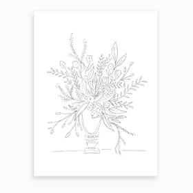 Floral Arrangement Art Print