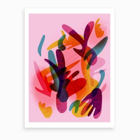 Abstract Colorful 03 Art Print