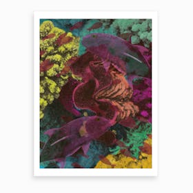 Deep Hue Sea 1 Art Print