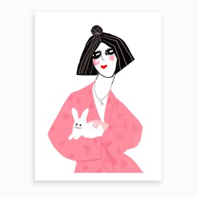 Kimono Dreaming Art Print
