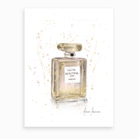 Beautiful Perfume Art Print