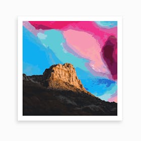 Rainbow Mountain II Art Print