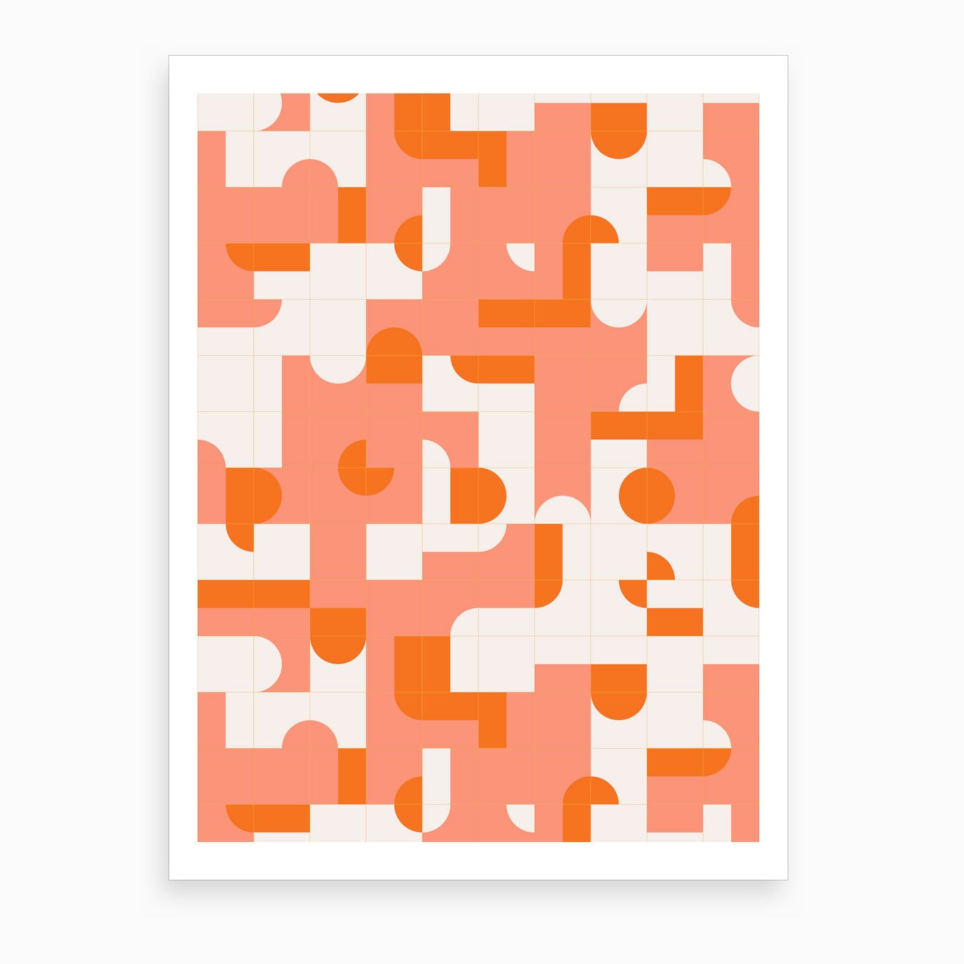Puzzle Tiles Art Print By Designdn Fy Puzzle Tiles Art Print By Designdn Fy