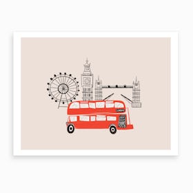 London Ride Art Print