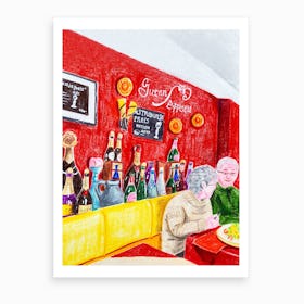 A Leisurely Lunch Art Print