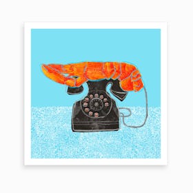 Lobster Telephone Art Print