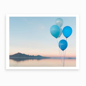 Balloons Over Bonneville  Art Print