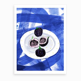 Figs Plate Art Print