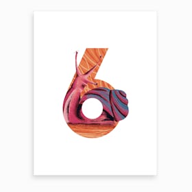 6  Snail  Art Print