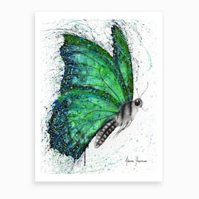 Emerald City Butterfly Art Print