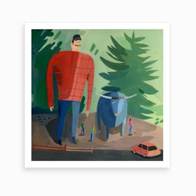 Road Side Attraction Art Print