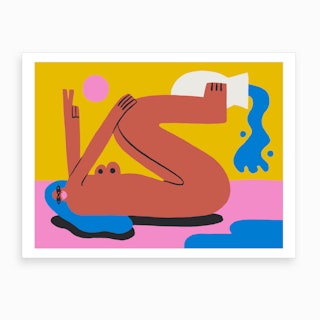 Peace And Weird Love Aquarius Art Print
