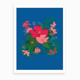 Hibiscus Says Art Print