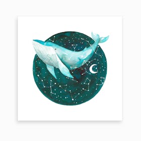 Cosmic Whale 1 Art Print