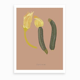 Zucchini Art Print