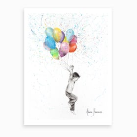 The Joy Of Balloon Boy Art Print