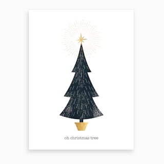 Oh Christmas Tree Art Print
