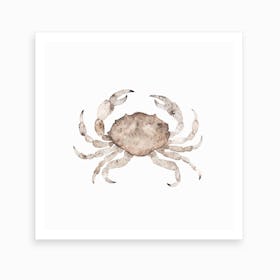 Crab Square Art Print