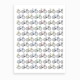 Road Bikes Art Print