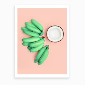 Banana Colada Art Print