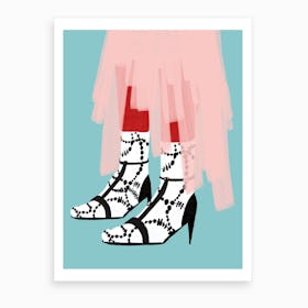 Socks And Sandals Art Print
